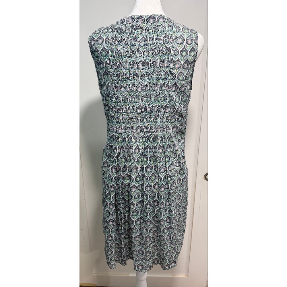 ROLLER RABBIT Featherweight Paisley Printed Sleeveless Cotton Dress Size S - Picture 2 of 6